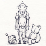 Jolly Nutcracker Etching