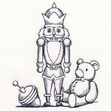 Jolly Nutcracker Etching