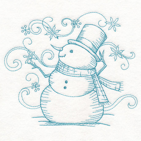 Wintertide Blizzard Etching