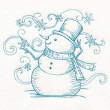 Wintertide Blizzard Etching