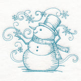 Wintertide Blizzard Etching