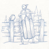 Wintertide Sled Etching