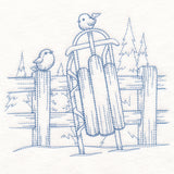 Wintertide Sled Etching