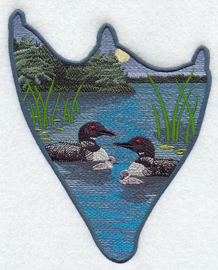 Loon Track Scene