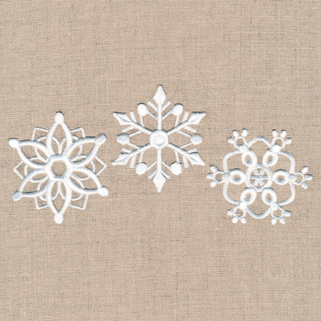 Festive Snowflakes Border (Puff Foam)