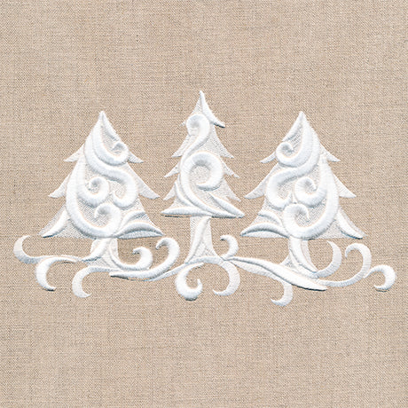 Merry Christmas Trees Border (Puff Foam)