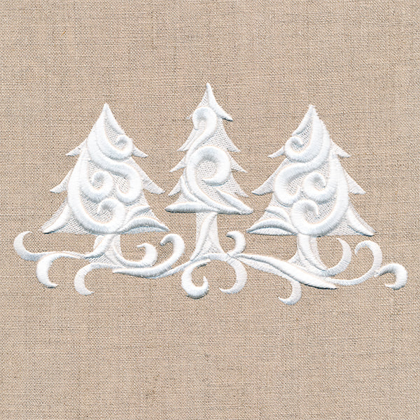 Merry Christmas Trees Border (Puff Foam)