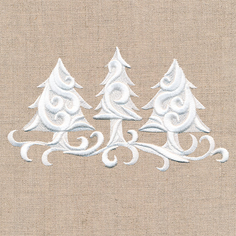 Merry Christmas Trees Border (Puff Foam)