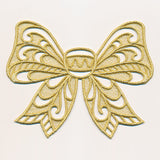 Holiday Ribbon Gift Topper (Lace)