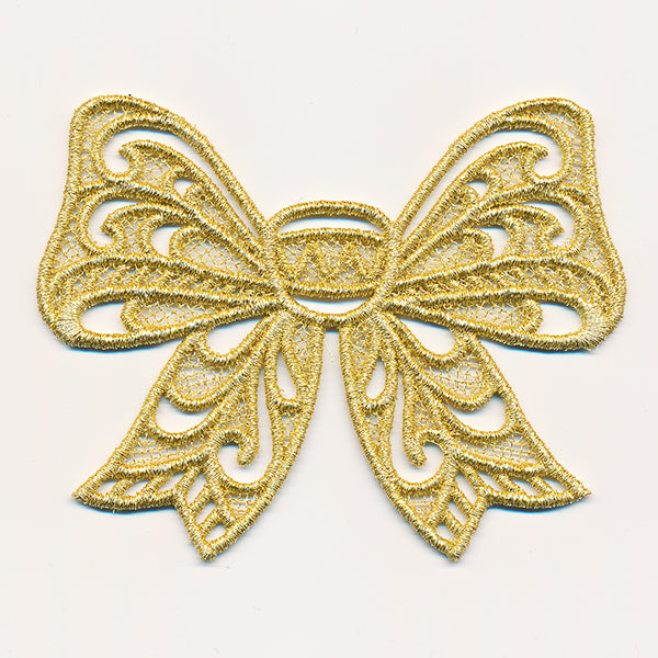 Holiday Ribbon Gift Topper (Lace)