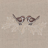 Cheery Chickadees on Boughs