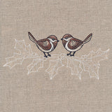 Cheery Chickadees on Boughs