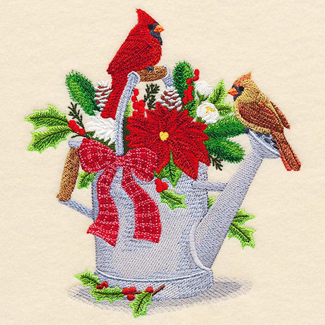 Christmas Cardinal Bouquet