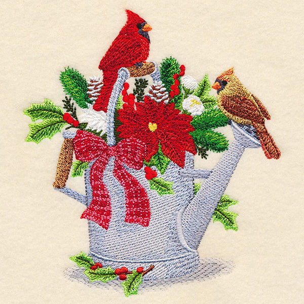 Christmas Cardinal Bouquet