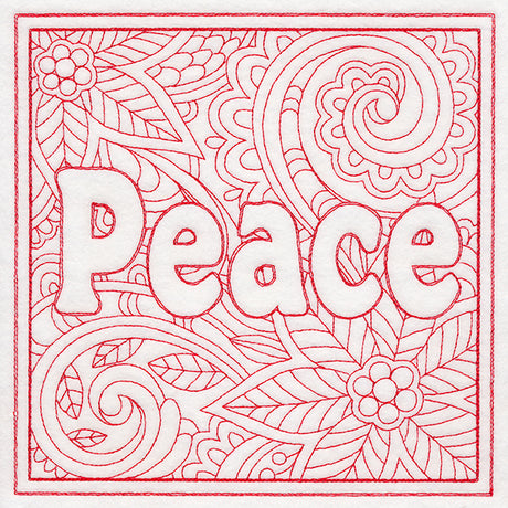 Christmas Spirit Quilting - Peace (Double Run)