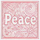 Christmas Spirit Quilting - Peace (Double Run)