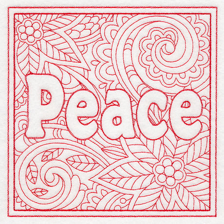 Christmas Spirit Quilting - Peace (Double Run)
