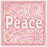 Christmas Spirit Quilting - Peace (Double Run)