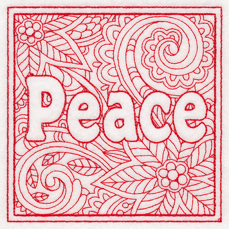 Christmas Spirit Quilting - Peace (Double Run)