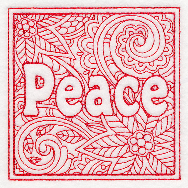 Christmas Spirit Quilting - Peace (Double Run)