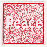 Christmas Spirit Quilting - Peace (Double Run)