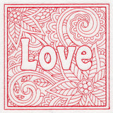 Christmas Spirit Quilting - Love (Double Run)
