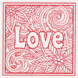 Christmas Spirit Quilting - Love (Double Run)