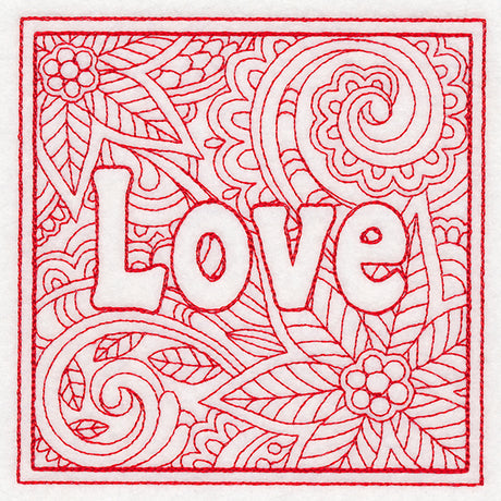 Christmas Spirit Quilting - Love (Double Run)