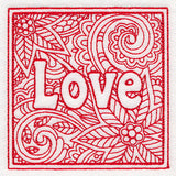 Christmas Spirit Quilting - Love (Double Run)