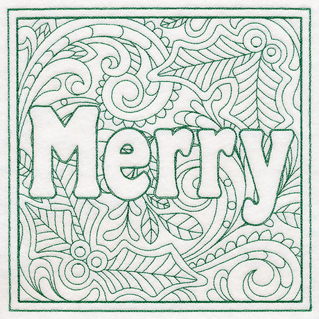 Christmas Spirit Quilting - Merry (Double Run)