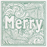 Christmas Spirit Quilting - Merry (Double Run)