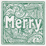Christmas Spirit Quilting - Merry (Double Run)