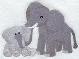 Stuffed Elephant & Baby
