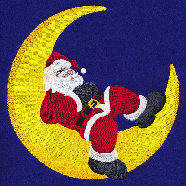 Santa on the Moon