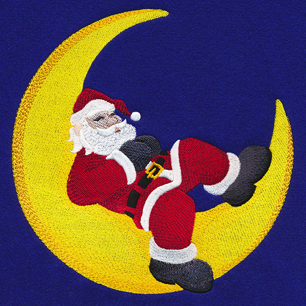Santa on the Moon