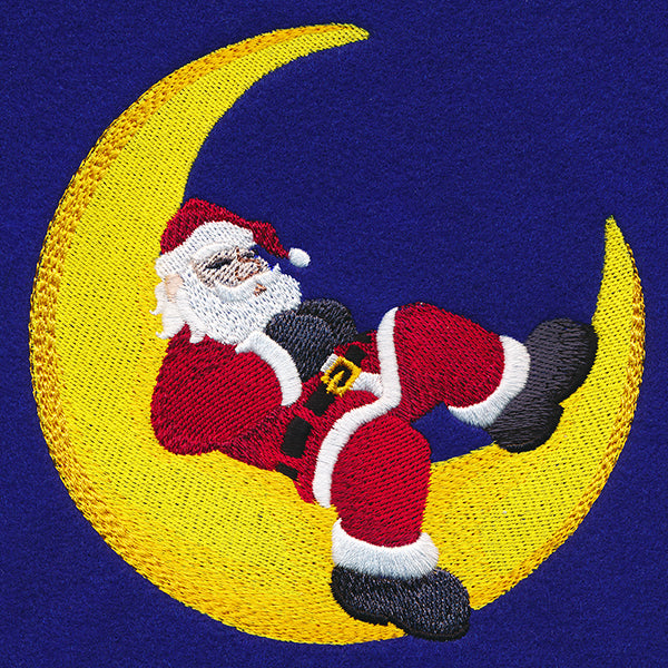 Santa on the Moon