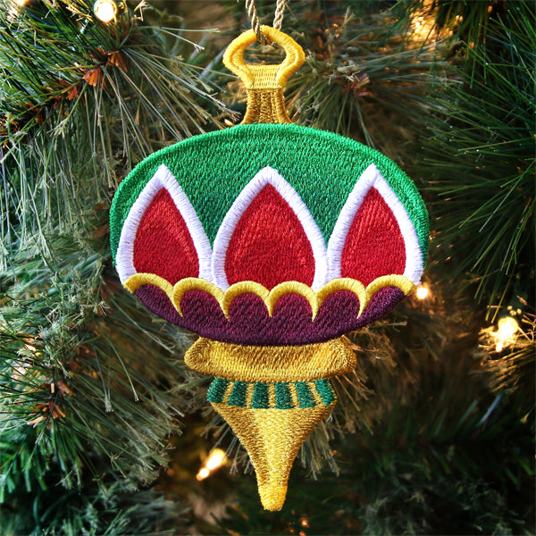 Carnival Christmas Ornament (In-the-Hoop)