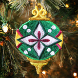 Art Nouveau Christmas Ornament (In-the-Hoop)