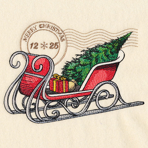 Victorian Christmas Sleigh