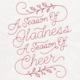 A Season of Gladness, A Season of Cheer