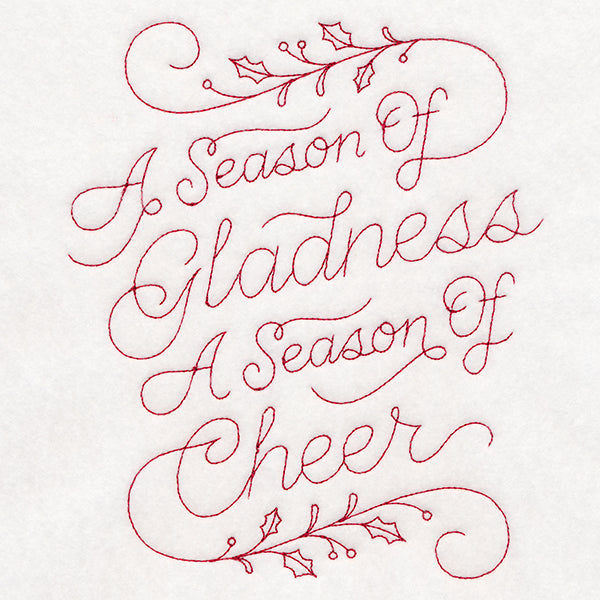 A Season of Gladness, A Season of Cheer