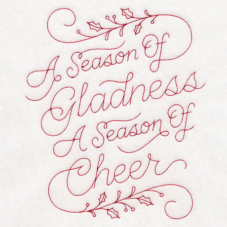 A Season of Gladness, A Season of Cheer