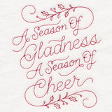 A Season of Gladness, A Season of Cheer