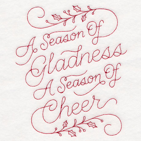 A Season of Gladness, A Season of Cheer