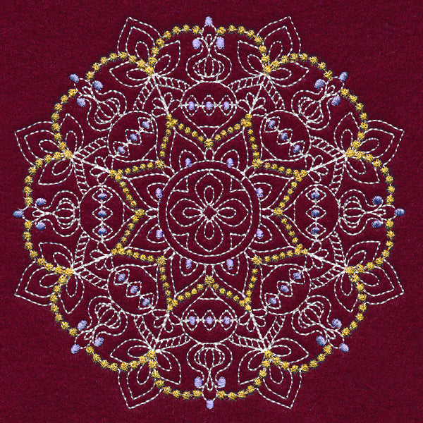 Merry Mandala - Ornament