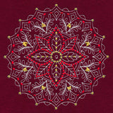 Merry Mandala - Poinsettia