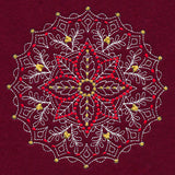 Merry Mandala - Poinsettia