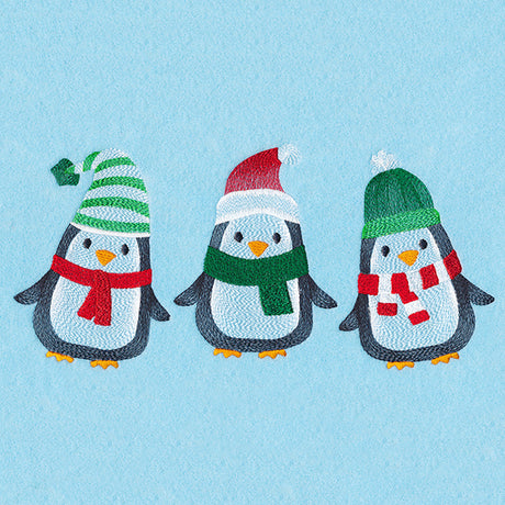 Charming Penguin Trio