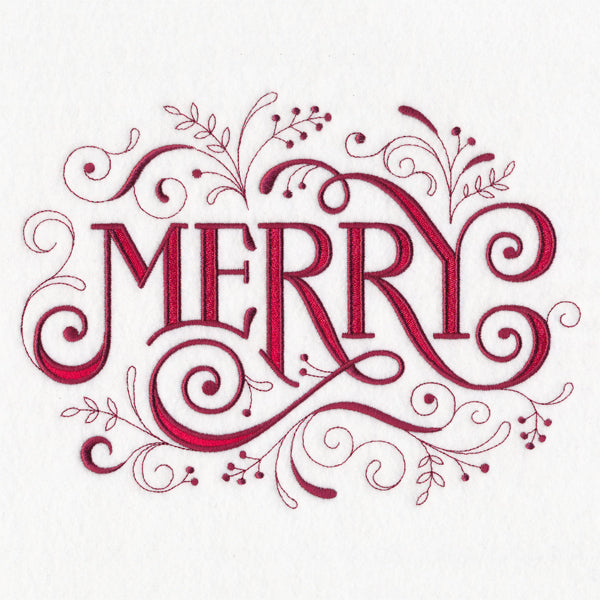 Christmas Filigree - Merry