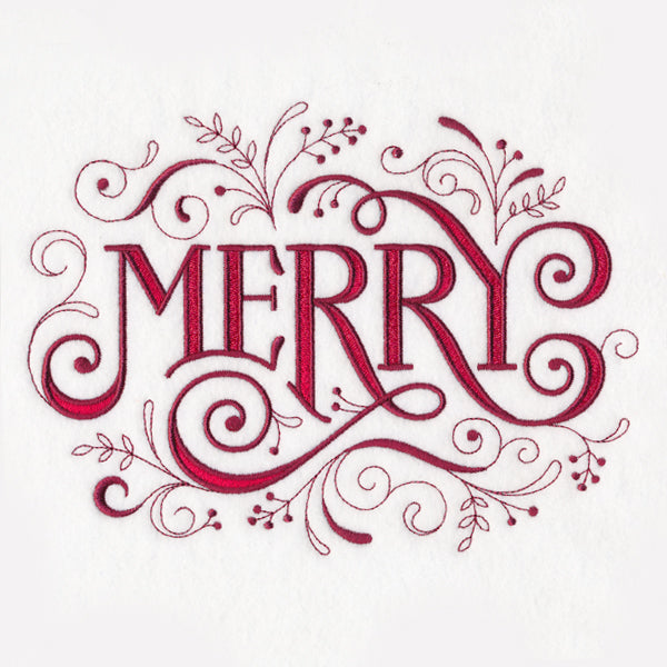 Christmas Filigree - Merry